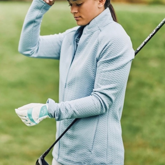 ADIDAS Rangewear Full Zip Jacket, Baby Blue - Picture 5 of 7